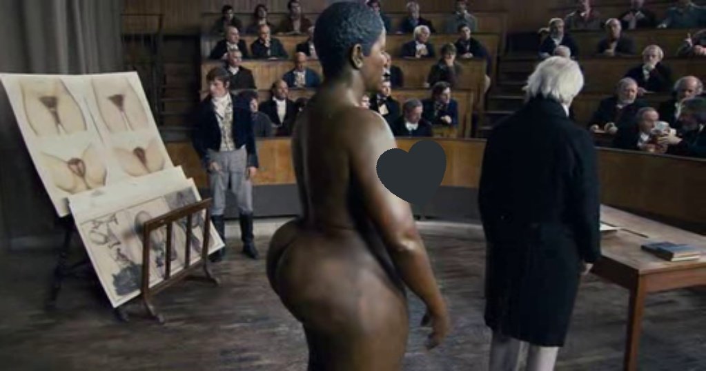 Sara Baartman on display