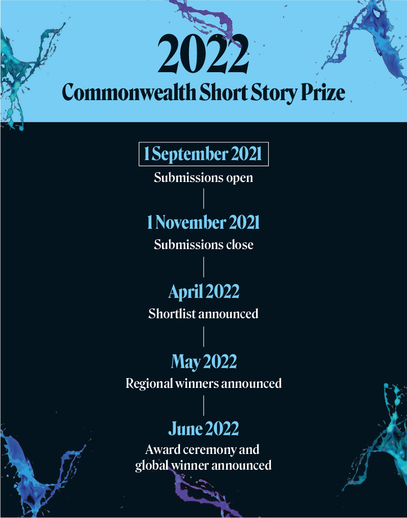 The overall winner will receive £5,000, whilst the five regional winners will receive £2,500 each. All finalists will also receive a free membership from The London Library and have their piece published in Granta magazine.